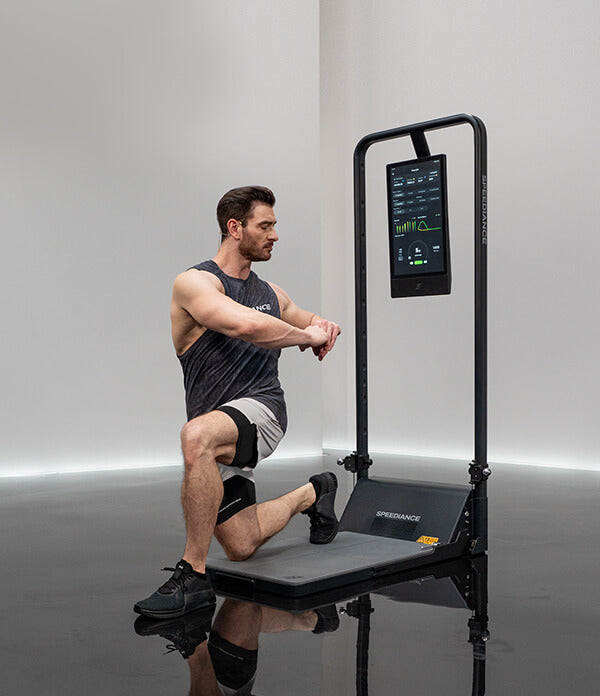 Reverse lunge med rotation
